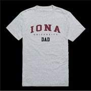 W Republic 548-315-HG2-01 Iona University Gaels College Dad T-Shirt, Heather Grey - Small