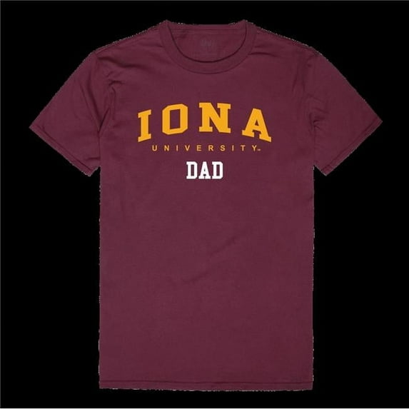 W Republic 548-315-MR2-03 Iona University Gaels College Dad T-Shirt, Maroon - Large