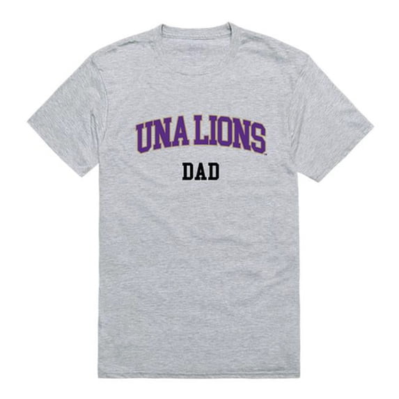 W Republic 548-351-HGY-05 Men North Alabama Lions College Dad T-Shirt, Heather Grey - 2XL