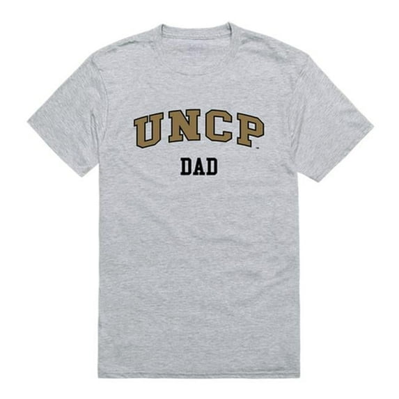 W Republic 548-352-HGY-04 Men UNC Pembroke Braves College Dad T-Shirt, Heather Grey - Extra Large
