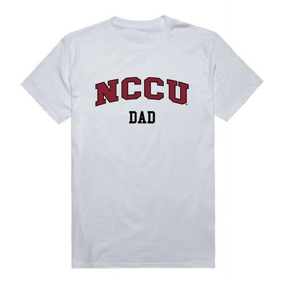 W Republic 548-353-WHT-05 Men North Carolina Central Eagles College Dad T-Shirt, White - 2XL