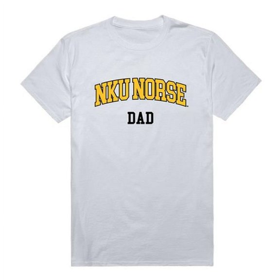 W Republic 548-356-WHT-02 Men Northern Kentucky Norse College Dad T-Shirt, White - Medium