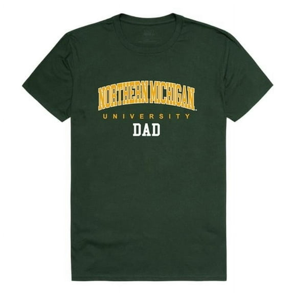 W Republic 548-357-FOR-02 Men Northern Michigan Wildcats College Dad T-Shirt, Forest Green - Medium