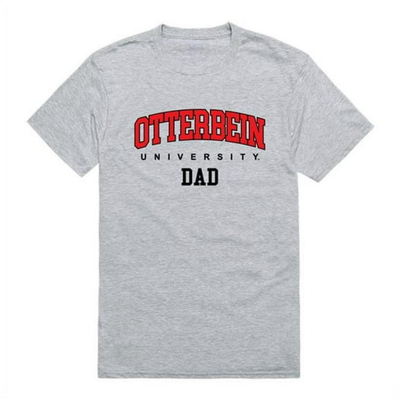 W Republic 548-361-HGY-01 Otterbein University Mens College Dad T-Shirt, Heather Gray - Small