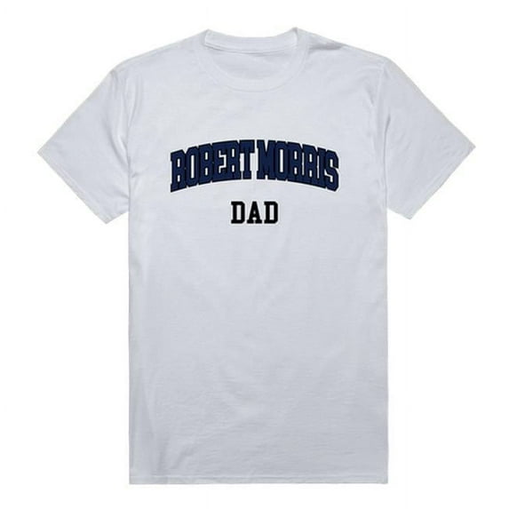 W Republic 548-369-WHT-02 Robert Morris University Mens College Dad T-Shirt, White - Medium