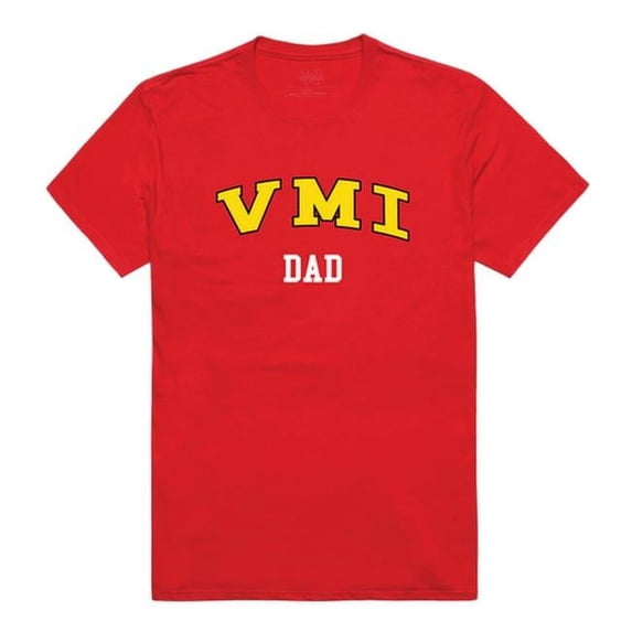 W Republic 548-399-RED-02 Virginia Military Institute College Dad T-Shirt, Red - Medium