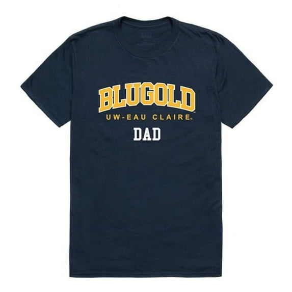 W Republic 548-409-NVY-01 University of Wisconsin-Eau Claire College Dad T-Shirt, Navy - Small