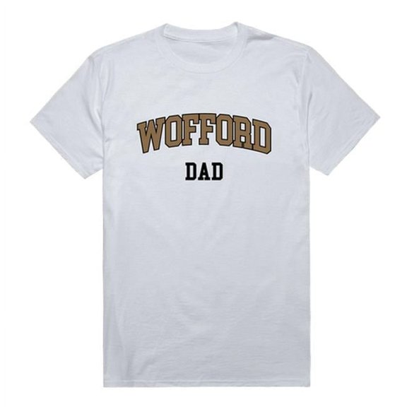 W Republic 548-415-WHT-04 Wofford College College Dad T-Shirt, White - Extra Large