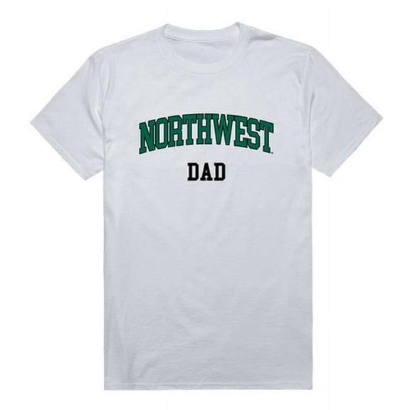W Republic 548-440-WHT-03 Men Northwest Missouri State Bearcats College Dad T-Shirt, White - Large