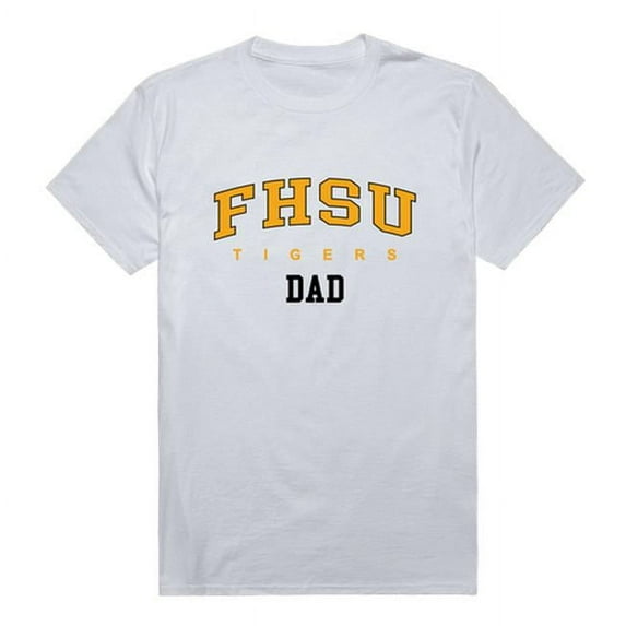 W Republic 548-442-WHT-01 Fort Hays State University Mens College Dad T-Shirt, White - Small