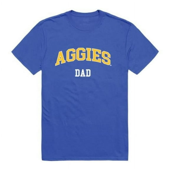 W Republic 548-470-RYL-02 North Carolina Agricultural & Technical State University Aggies College Dad T-Shirt, Royal - Medium