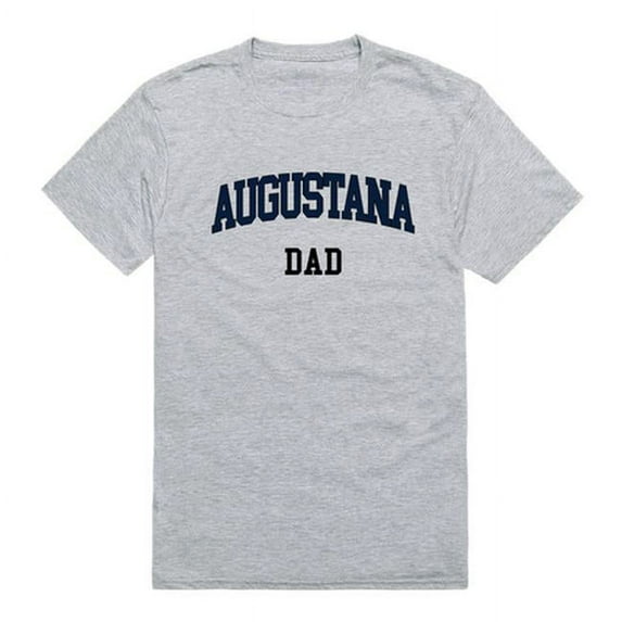 W Republic 548-500-HGY-04 Augustana University Vikings Short Sleeve College Dad T-Shirt, Heather Grey - Extra Large