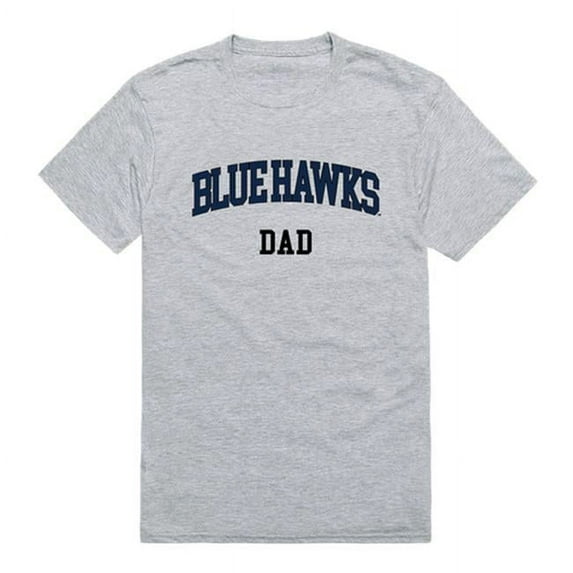 W Republic 548-514-HGY-01 Dickinson State University Blue Hawks Short Sleeve College Dad T-Shirt, Heather Grey - Small