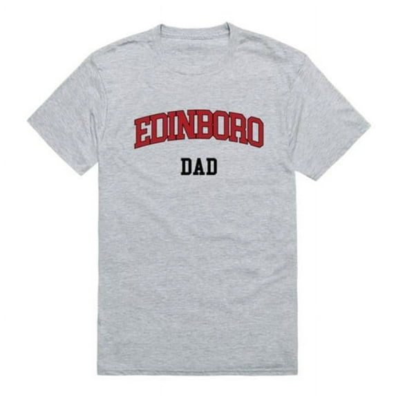 W Republic 548-516-HGY-03 Edinboro University Fighting Scots College Dad T-Shirt, Heather Grey - Large
