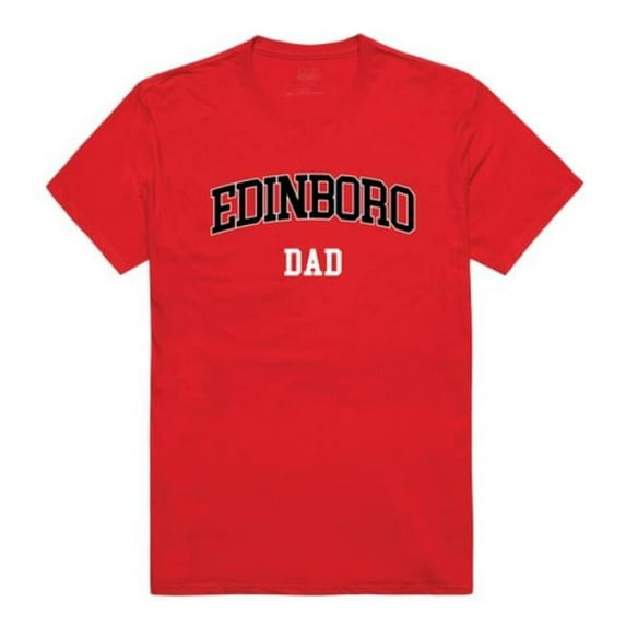 W Republic 548-516-RED-01 Edinboro University Fighting Scots College Dad T-Shirt, Red - Small