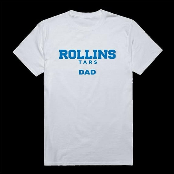 W Republic 548-577-WHT-05 Rollins College Tars College Dad T-Shirt, White - 2XL