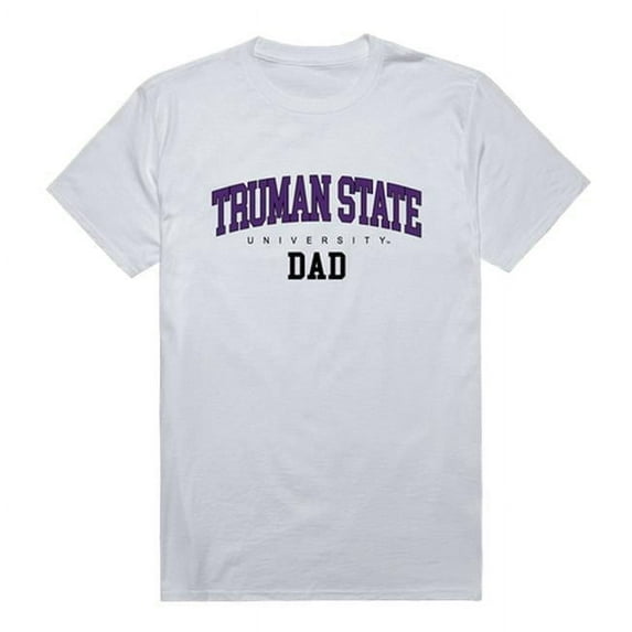 W Republic 548-598-WHT-05 Truman State University Bulldogs Short Sleeve College Dad T-Shirt, White - 2XL