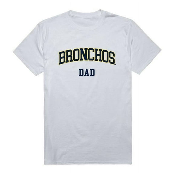 W Republic 548-627-WHT-03 University of Central Oklahoma Bronchos Short Sleeve College Dad T-Shirt, White - Large