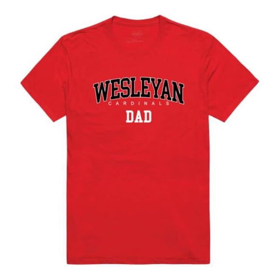 W Republic 548-683-RED-05 Wesleyan University Cardinals College Dad T-Shirt, Red - 2XL