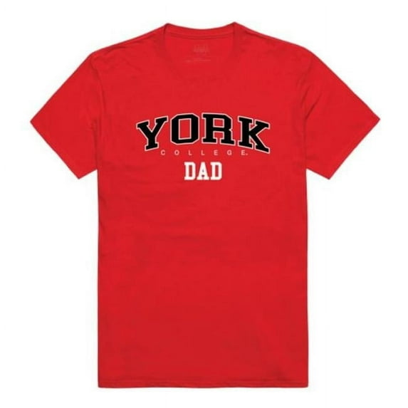 W Republic 548-685-RED-03 York College Cardinals Dad T-Shirt, Red - Large