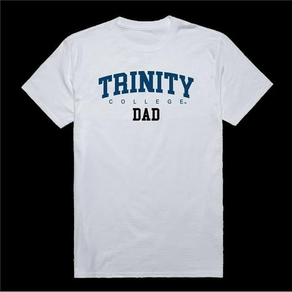 W Republic 548-699-WT2-02 Trinity University Bantams College Dad T-Shirt, White - Medium