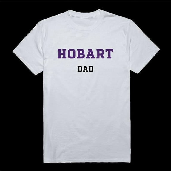 W Republic 548-700-WHT-02 Hobart & William Smith College Statesmen Dad T-Shirt, White - Medium