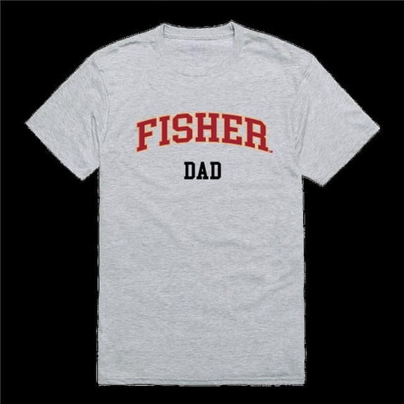 W Republic 548-739-HGY-02 St. Johns University Fisher Cardinals College Dad T-Shirt, Heather Grey - Medium