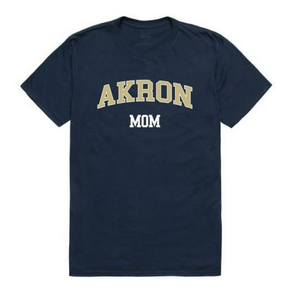 W Republic 549-100-NV2-05 University of Akron Zips College Mom T-Shirt, Navy - 2XL