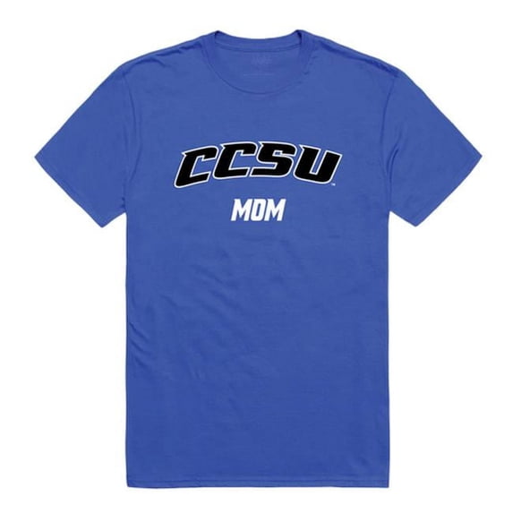 W Republic 549-113-RYL-05 Central Connecticut State University College Mom T-Shirt, Royal Blue - 2XL