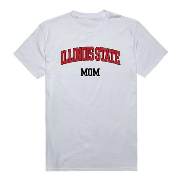 W Republic 549-124-WHT-03 Illinois State University College Mom T-Shirt, White - Large
