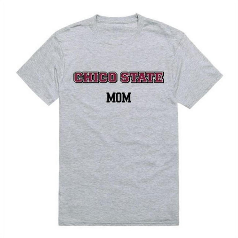 W Republic 549-163-HGY-04 California State University Chico College Mom  T-Shirt, Heather Grey - Extra Large 