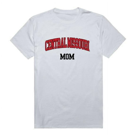 W Republic 549-209-WHT-05 Women Central Missouri Mules College Mom T-Shirt, White - 2XL