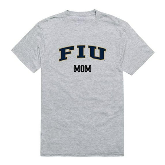 W Republic 549-219-HGY-02 Women Florida International Golden Panthers College Mom T-Shirt, Heather Grey - Medium