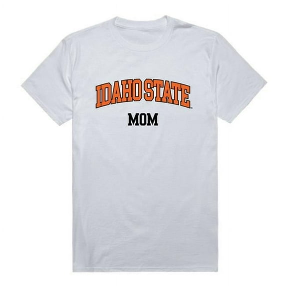 W Republic 549-222-WHT-04 Women Idaho State Bengals College Mom T-Shirt, White - Extra Large