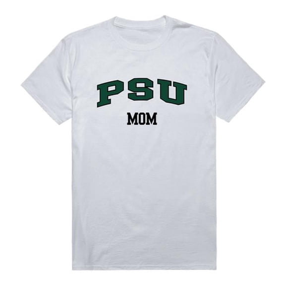 W Republic 549-229-WHT-01 Women Portland State Vikings College Mom T-Shirt, White - Small