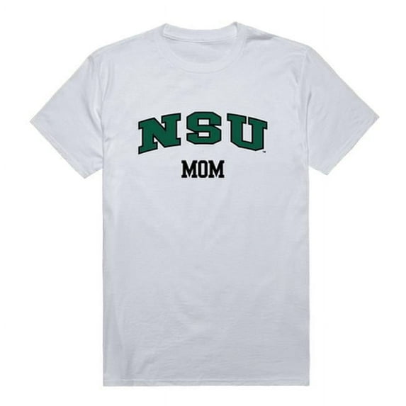 W Republic 549-426-WHT-03 Northeastern State University College Mom T-Shirt, White - Large