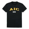 thumbnail image 1 of W Republic 549-449-BLK-01 American International College Yellow Jackets College Mom Short Sleeve T-Shirt, Black - Small, 1 of 1