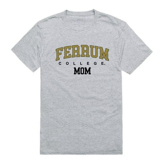 W Republic 549-452-HGY-04 Women Ferrum College College Mom T-Shirt, Heather Grey - Extra Large