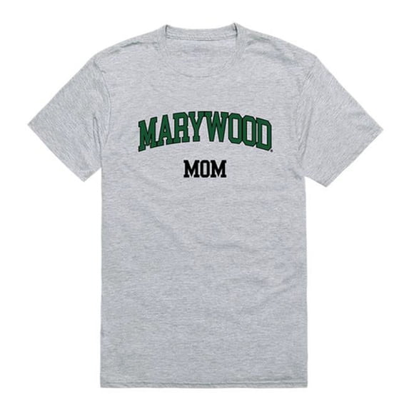 W Republic 549-455-HGY-05 Women Marywood University College Mom T-Shirt, Heather Grey - 2XL