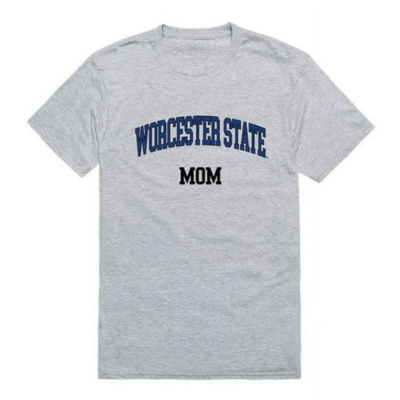 W Republic 549-478-HGY-04 Worcester State University Lancers College Mom T-Shirt, Heather Grey - Extra Large