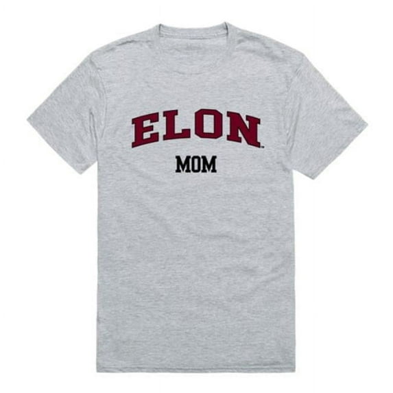 W Republic 549-517-HGY-05 Elon University Phoenix College Mom T-Shirt, Heather Grey - 2XL