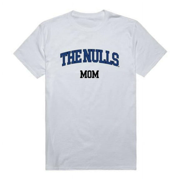 W Republic 549-553-WHT-02 New College Mom T-Shirt, White - Medium