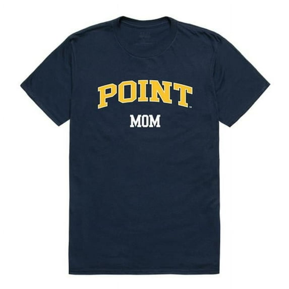 W Republic 549-570-NVY-04 Point University Skyhawks College Mom Short Sleeve T-Shirt, Navy - Extra Large