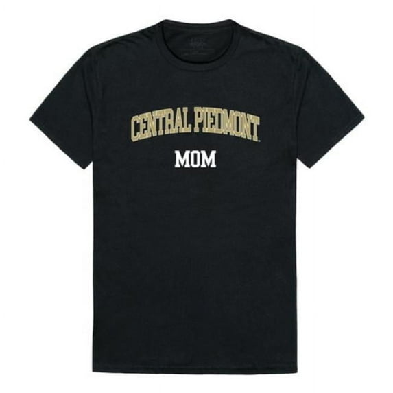W Republic 549-628-BLK-04 Central Piedmont Community College Mom T-Shirt, Black - Extra Large