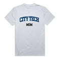thumbnail image 1 of W Republic 549-664-WHT-02 New York City College of Technology Yellow Jackets Mom T-Shirt, White - Medium, 1 of 1