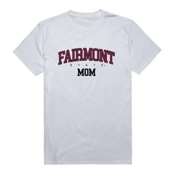 W Republic 549-686-WHT-04 Fairmont State University Falcons College Mom T-Shirt, White - Extra Large