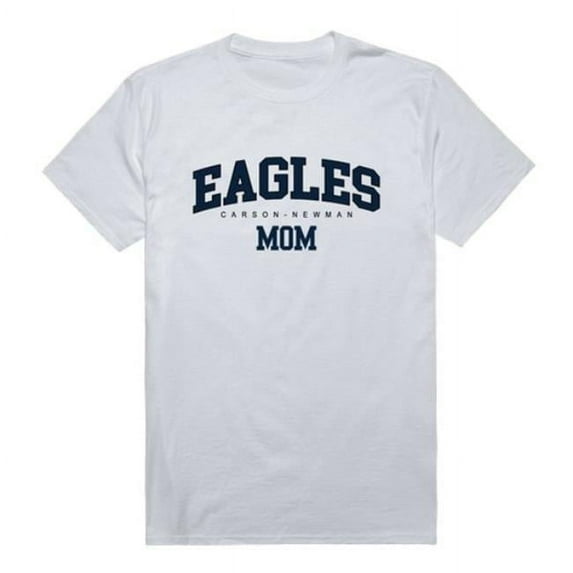 W Republic 549-702-WHT-03 Carson-Newman University Eagles College Mom T-Shirt, White - Large