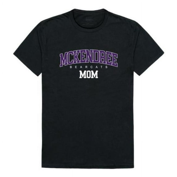 W Republic 549-721-BLK-01 McKendree University Bearcats College Mom T-Shirt, Black - Small