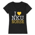 thumbnail image 1 of W Republic 550-356-BLK-04 Northern Kentucky University I Love T-Shirt for Women, Black - Extra Large, 1 of 1