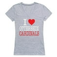 thumbnail image 1 of W Republic 550-361-HGY-05 Otterbein University I Love T-Shirt for Women, Heather Grey - 2XL, 1 of 1